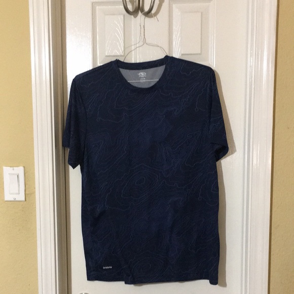 Shorts sleeves Athletic Dri Works large 42/44 navy blue - Picture 1 of 4